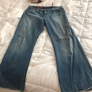 70’s style wide legged jeans